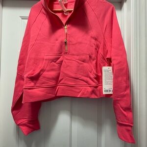 Lululemon Athletica Pink Half-Zip Hoodie